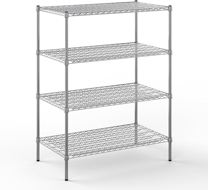 Regal Altair 24" Deep x 42" Wide x 54" Height Wire Shelving Kit | 4-Tier | NSF by Regal+Altair