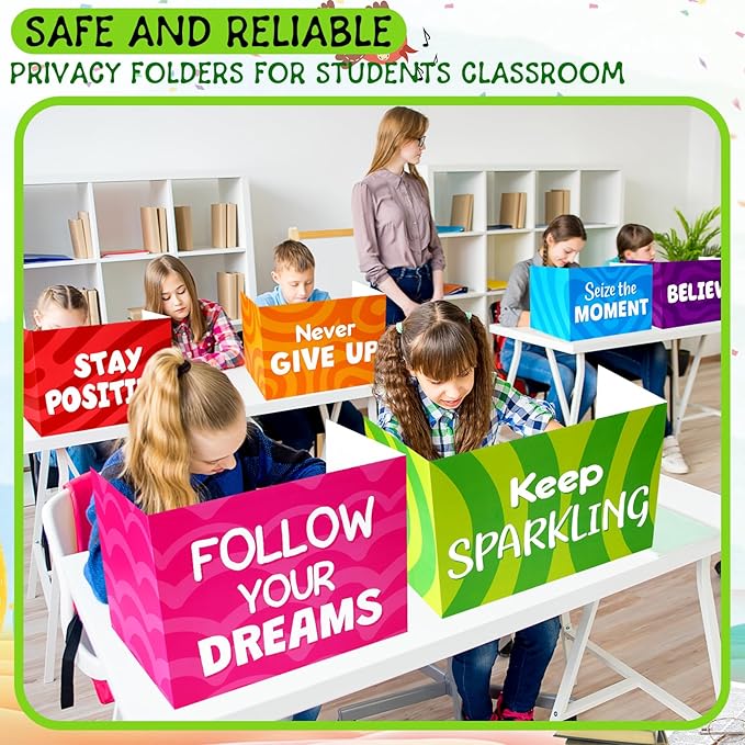 Honoson 24 Pcs Bulk Inspirational Privacy Folders - Image 6