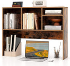 Tangkula Desktop Bookshelf, Countertop Storage Hutch by TANGKULA