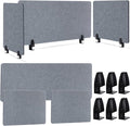 AceOrbit 3 Pcs Clamp-on Desk Divider by Unknown