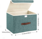 TYEERS Collapsible Storage Boxes, Washable Fabric Storage Bins - Image 2