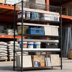 M MZG 5 Tiers Shelf 1750 lbs Steel Storage Shelving Utility Shelving Unit Steel - Image 8