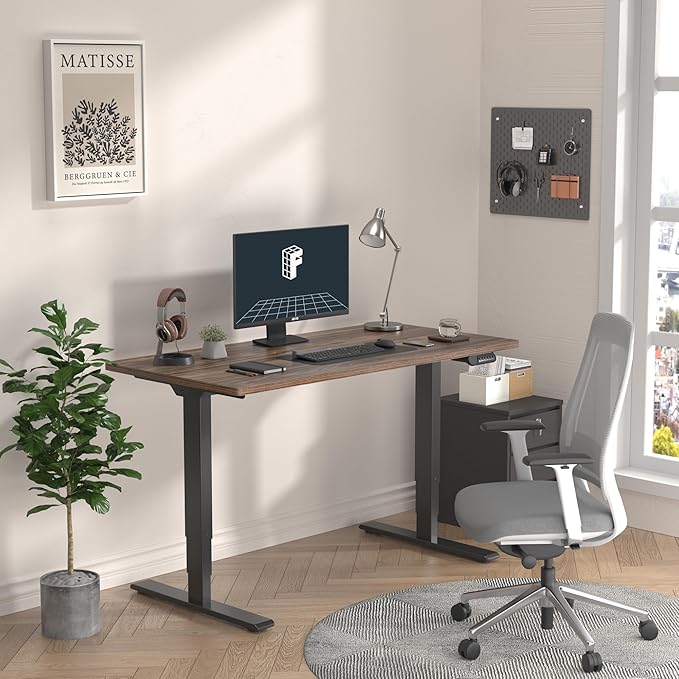 FLEXISPOT E6 3-Stage Dual Motor Electric Standing Desk 48 x 30 Sit Stand Up Desk - Image 2