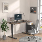 FLEXISPOT E6 3-Stage Dual Motor Electric Standing Desk 55 x 28 Sit Stand Up Desk - Image 2