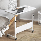 DlandHome Rolling Desk Adjustable Standing Desk, Mobile Side Table 31.4 Inches - Image 4