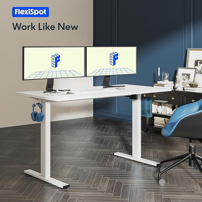 FLEXISPOT One-Piece Electric Standing Desk, 48 x 30 Inches Adjustable Desk - Image 9