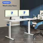 FLEXISPOT One-Piece Electric Standing Desk, 48 x 30 Inches Adjustable Desk - Image 9