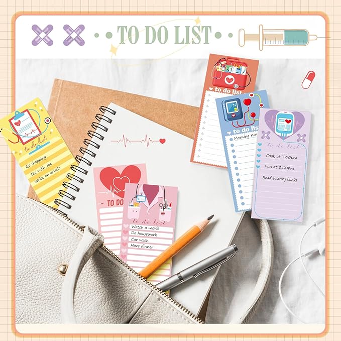 Censen 10 Pack 500 Sheets To Do List Notes Daily Checklist Notepads - Image 4