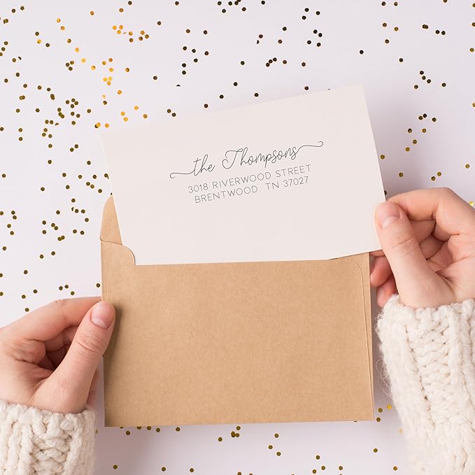 Address Stamp - Custom Stamps for Mailing I Create Personalized Name and Return - Image 5