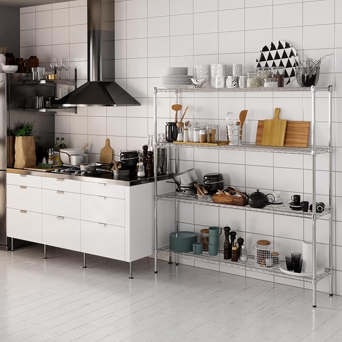 Regal Altair 14" Deep x 60" Wide x 64" Height Wire Shelving Kit | 4-Tier | NSF - Image 2
