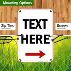Custom Arrow, Custom Directional Sign, Right Arrow, 12x18 Inches, 55 mil thick - Image 5