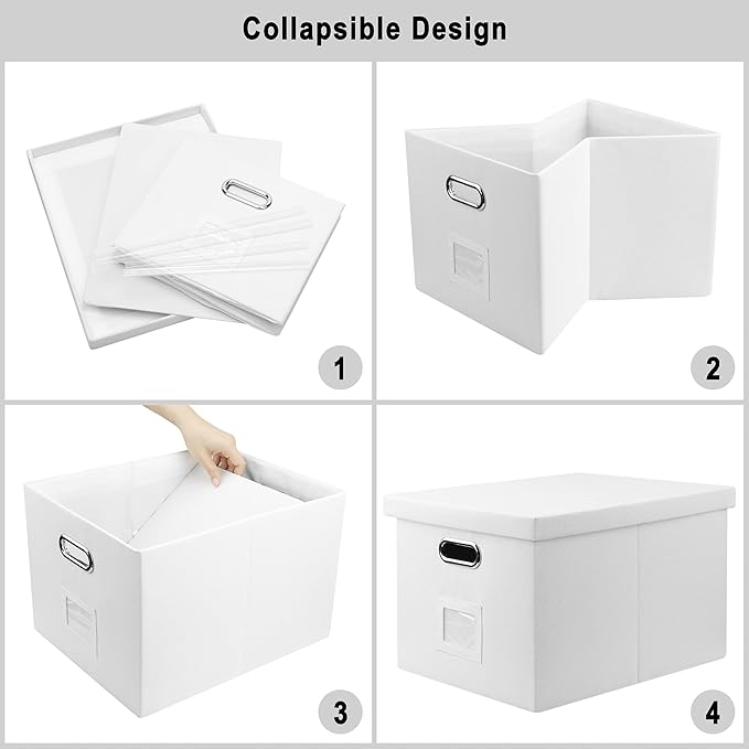 File Organizer Box, Decorative Storage Filling Box - Image 5