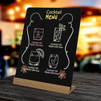 NEWNEWSHOW 8.7x12 Inch Tabletop Chalkboard - Image 3
