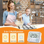 PIAMIG Digital Kitchen Timer Alarm Clock - Image 2