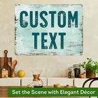 Custom Sign, Custom Street Sign, 11 Font Colors, 13 Font Styles, 4 Hole Options - Image 4