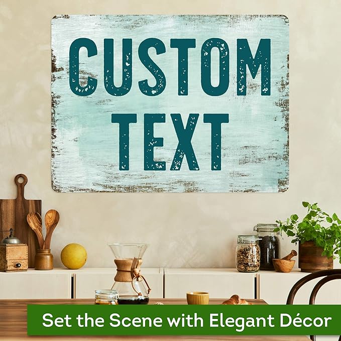 Custom Sign, Custom Street Sign, 11 Font Colors, 13 Font Styles, 4 Hole Options - Image 4