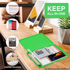 Sooez Clipboard with Storage, High Capacity Nursing Clip Board 8.5 x 11 with - Image 5