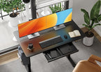 Claiks Standing Desk with Drawers, 48x24 Inch Electric Stand Up Desk, - Image 2