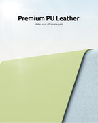 YSAGi Leather Desk Protector, Office Mat, Large Mouse Mat, Non-Slip PU Leather - Image 2