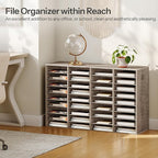 HOOBRO Wooden Literature Organizer, 36-Slot Mail Sorters, Removable Classroom - Image 2