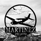 Personalized Metal Airplane Wall Art, Airplane Name Sign, Customized Pilot Name - Image 2