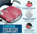 ComfiLife Premium Gel & Memory Foam Seat Cushion – Doctor Recommended Office - Image 5