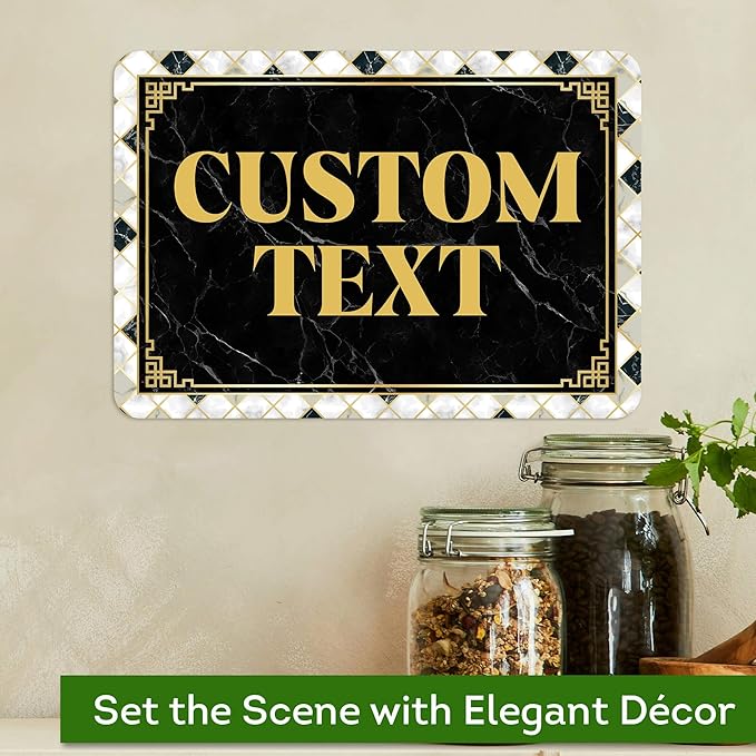 Custom Sign, Custom Street Sign, 11 Font Colors, 13 Font Styles, 4 Hole Options - Image 4