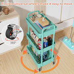 Calmootey 3-Tier Rolling Utility Cart - Image 8