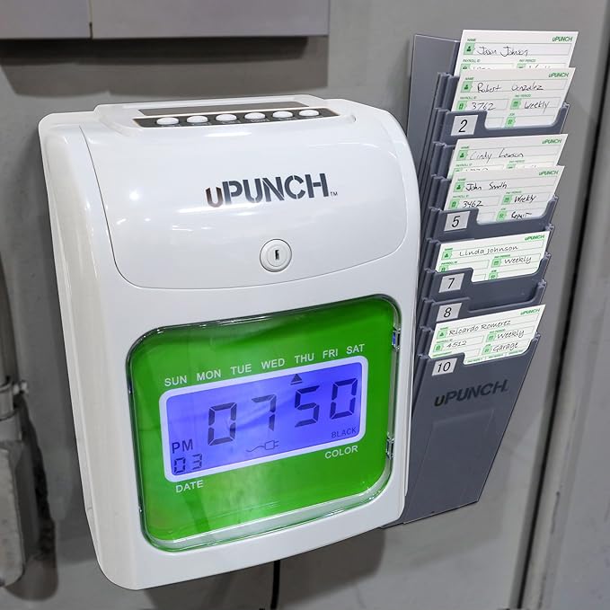 uPunch HN3540 Complete Small Business Start-Up Kit: AutoAlign Time Clock System - Image 2