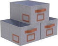 OUTBROS Foldable Storage Box for Shelves, 15.7 x 11.8 x 7.9 inch Fabric Baskets by OUTBROS