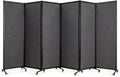 Upgrade Version Room Partition and Divider, Freestanding Rolling Dividers by StrongBird