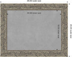 Amanti Art Silver Framed Magnetic Board 23x29 Medium Vision Board - Image 2
