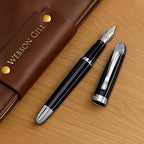 Webson Gill The Boss' Black Luxury Executive Fountain Pen, Polished Lacquer & - Image 5