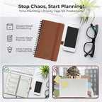 IN-LUXPRO Planner 2026 Daily Weekly and Monthly, 6.5"x3.75", 12 Months Spiral - Image 8