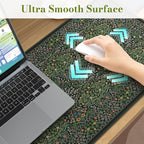 iCasso Big Mouse Pad, Desk Pad Mat, Full Desk Large Mousepad, Anti-Slip Smooth - Image 3