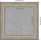 Amanti Art Silver Framed Magnetic Board 21x21 Small Vision Board - Image 3