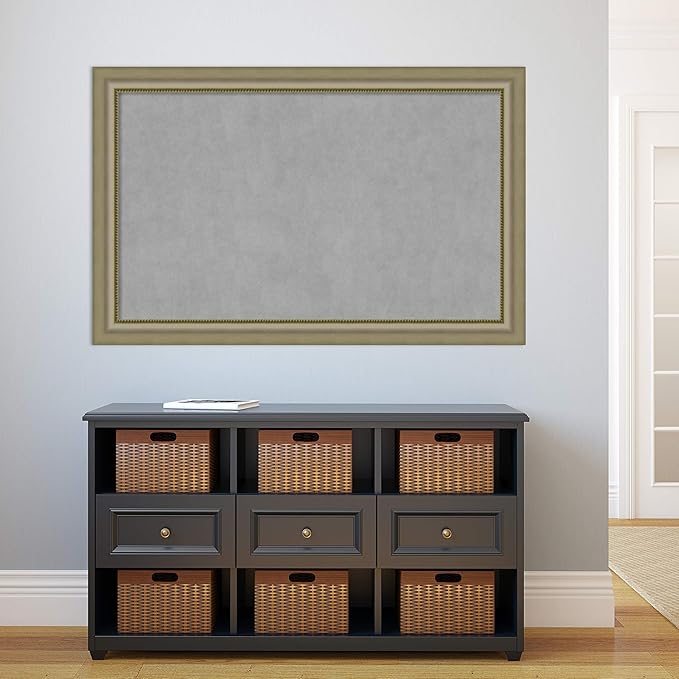 Amanti Art Silver Framed Magnetic Board 29x45 Large Vision Board - Image 5