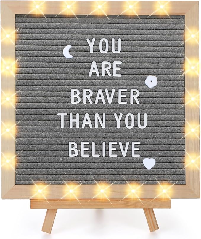 Changeable Felt Letter Board by ANPHSIN