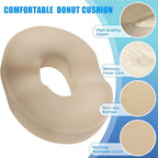 BlissTrends Donut Pillow Seat Cushion, Donut Chair Cushions - Image 3
