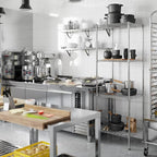 Regal Altair 21" Deep x 24" Wide x 74" Height Wire Shelving Kit | 4-Tier | NSF - Image 2