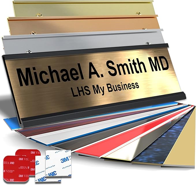 Custom Name Plate for Doors, by LHS+My+Business
