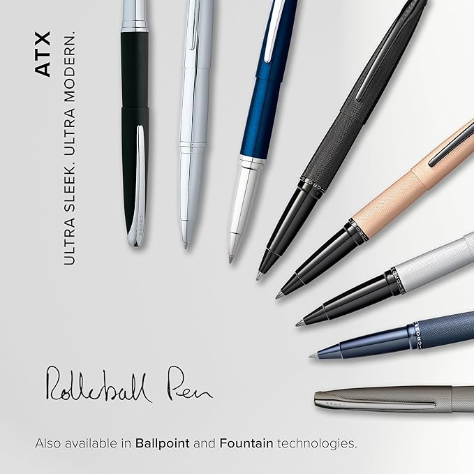 Cross ATX Refillable Rollerball Pen Presented in a Luxury Gift Box - Image 6