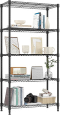 M MZG 1250 lbs 5 Tier Shelf Metal Storage Shelves Shelving Wire Rack Heavy Duty by MEIGAOPLASTICANDMETALHKCOLIMITED