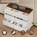 YKVIQBY 8 Drawer Dresser with 6 Double Hooks, 68.9" Tall Closet Organizer and - Image 5