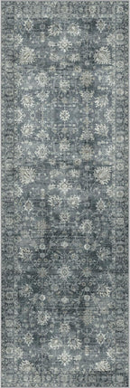 GENIMO Runner Rug 2'6''x8 Non Slip Machine Washable Vintage Hallway Runner Rug - Image 9