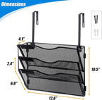EASEPRES 3 Pocket Mesh Hanging Wall File Organizer - Image 2