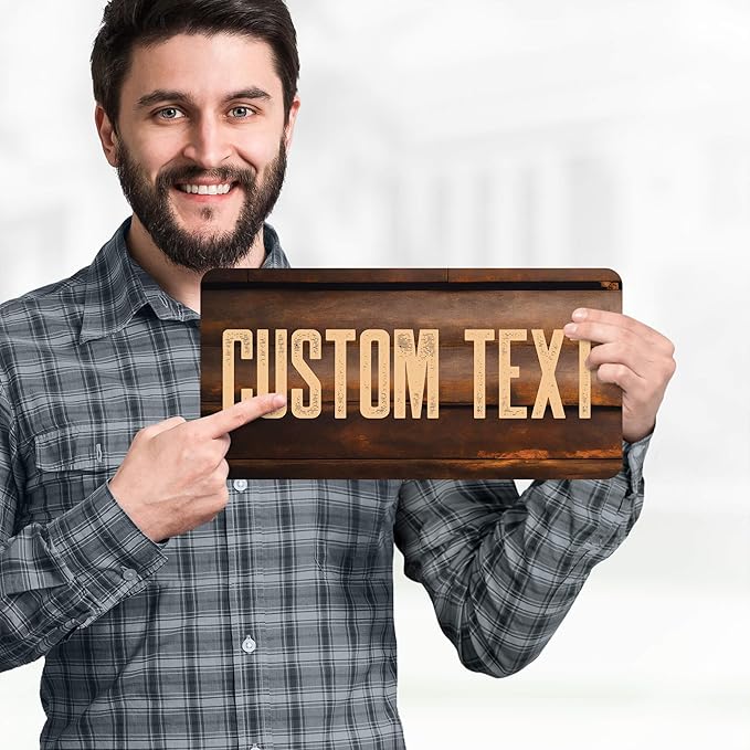 Custom Sign, Custom Street Sign, 11 Font Colors, 13 Font Styles, 4 Hole Options - Image 2