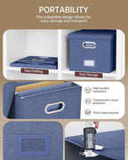 2 Pack File Storage Organizer, Document Organizer, Portable File Box - Image 2
