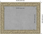 Amanti Art Silver Framed Magnetic Board 27x35 Medium Vision Board - Image 2