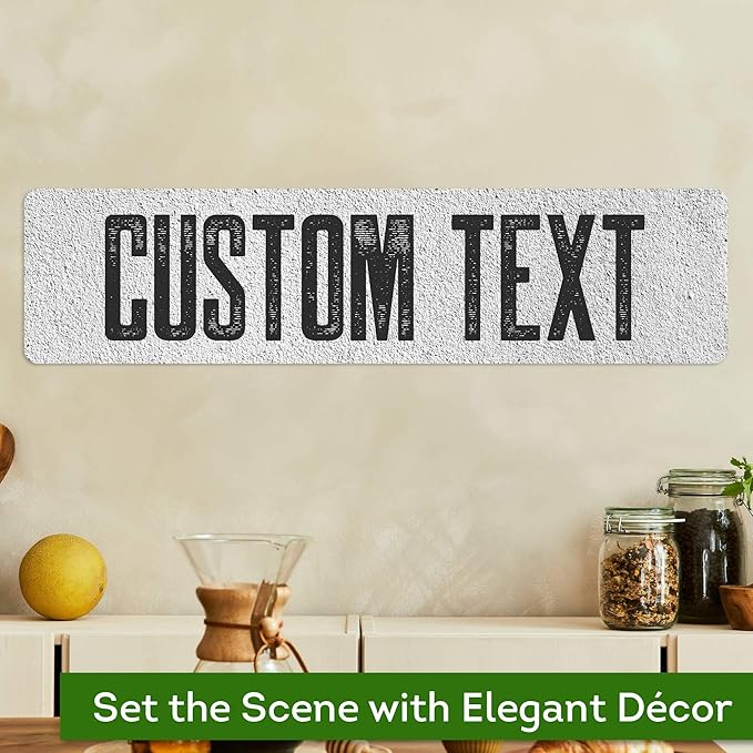 Custom Sign, Custom Street Sign, 11 Font Colors, 13 Font Styles, 4 Hole Options - Image 4